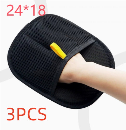 Dual-Sided Pet Hair Remover Grooming Glove for Cats