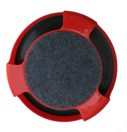 Interactive Rotating Cat Toy with Felt Scratch Pad, Blue