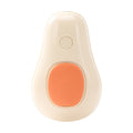 Avocado Steam Cat Brush, Self-Cleaning Grooming Comb, Cream White